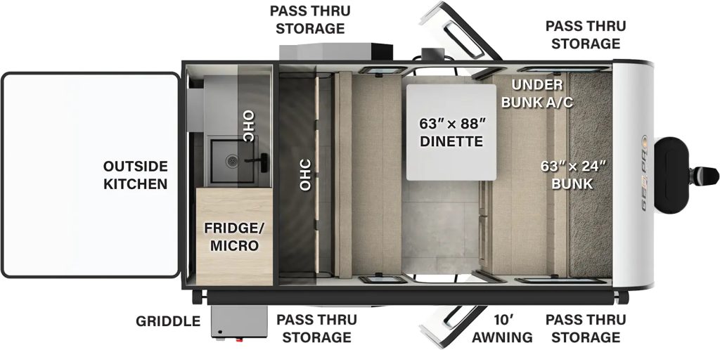 2025 Rockwood Geo Pro 14DA (Sold!)
