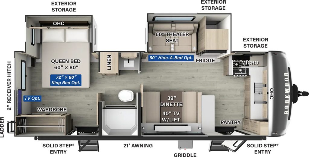 2026 Rockwood Ultra Lite 2619FK Platinum Package