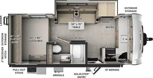 2025 Rockwood Geo Pro 20FK