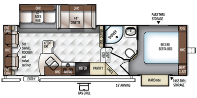 2017 Rockwood 2720 WS 5th wheel (New Arrival)