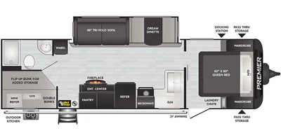 2022 Keystone Bullet Premier 29BHPR (New Arrival)