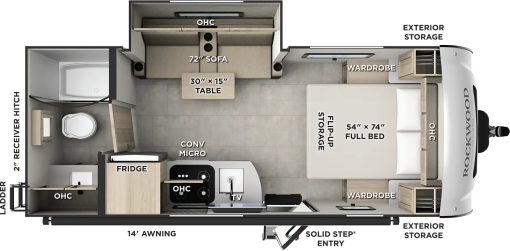2026 Rockwood Geo Pro 20FBS (New Arrival!)